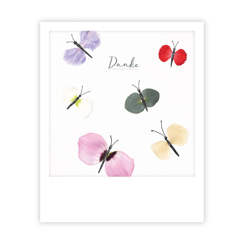 pickmotion-postkarte-danke-schmetterlinge-einzelmotiv image 1