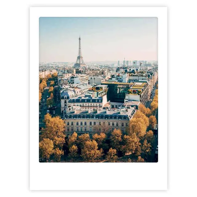 pickmotion-art-poster-autumn-in-paris-mit-echtglas-rahmen image 1