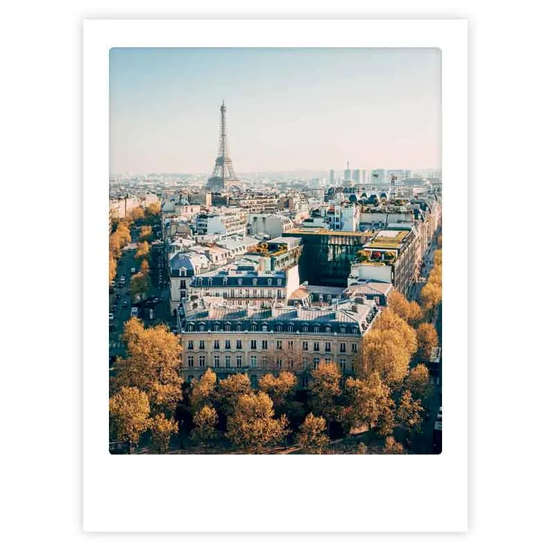 pickmotion-art-poster-autumn-in-paris-mit-echtglas-rahmen image 1