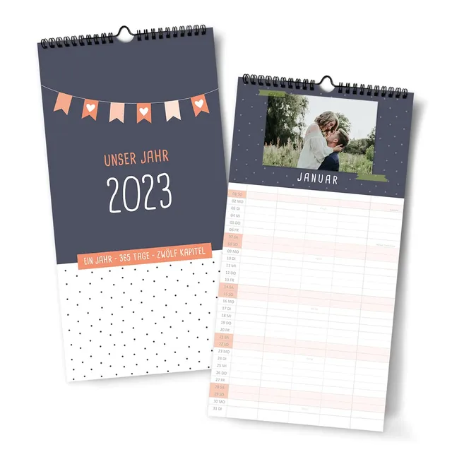 gr-tz-verlag-familienkalender-5-spalten-bastelkalender-22-x-43-cm-mit-fotoplatz image 1