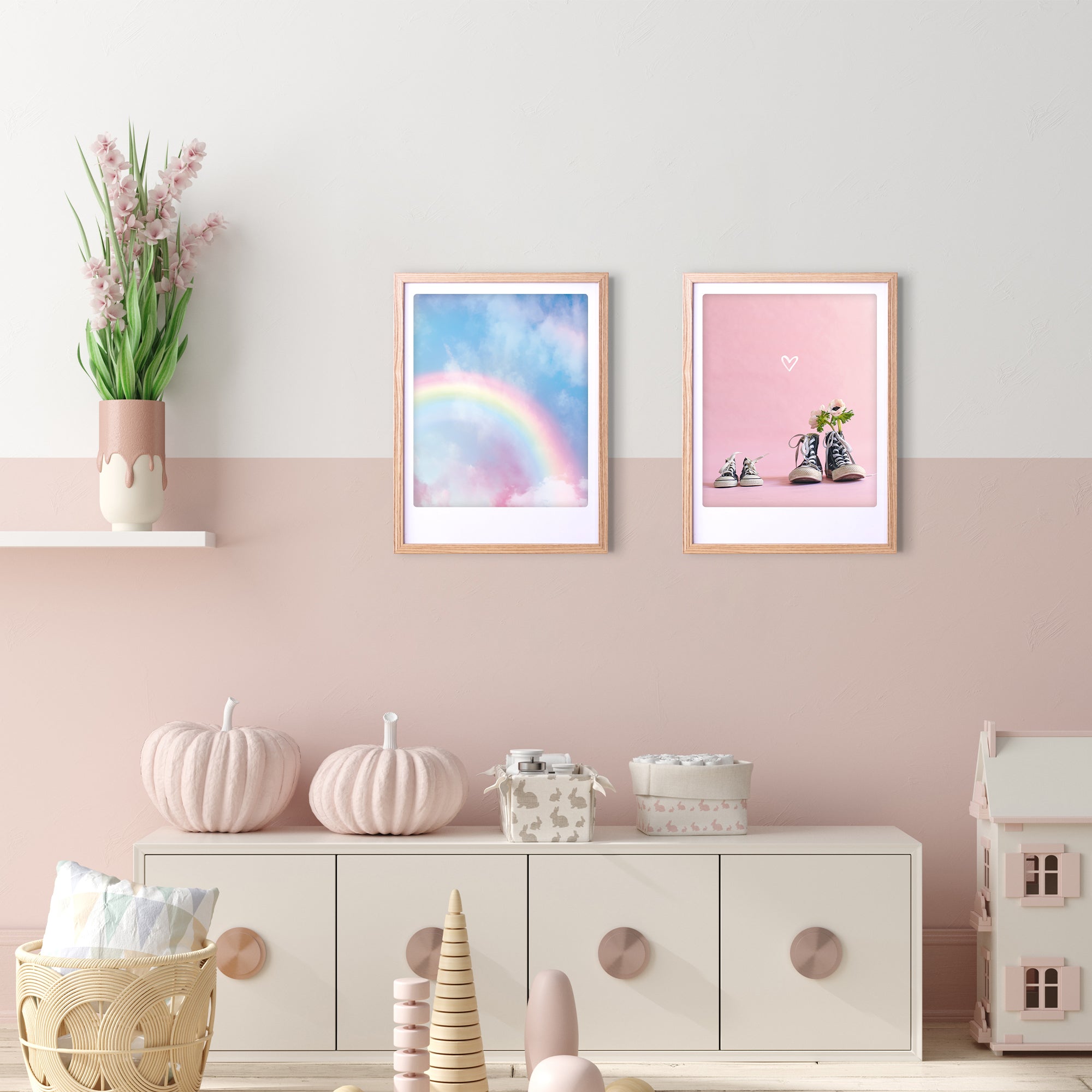pickmotion-art-poster-mini-and-me-mit-echtglas-rahmen image 2