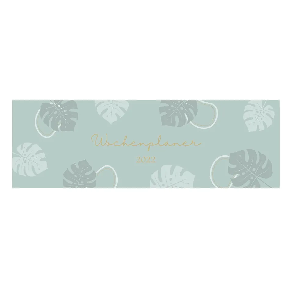 gr-tz-verlag-wochenplaner-tischkalender-quer-bl-tter-mit-goldfolie image 1