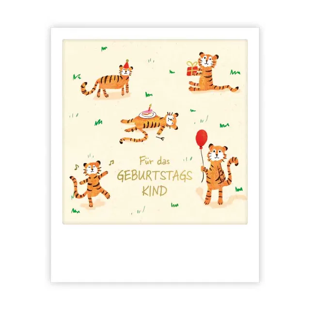 pickmotion-f-r-das-geburtstagskind-tiger-kleine-postkarte image 1