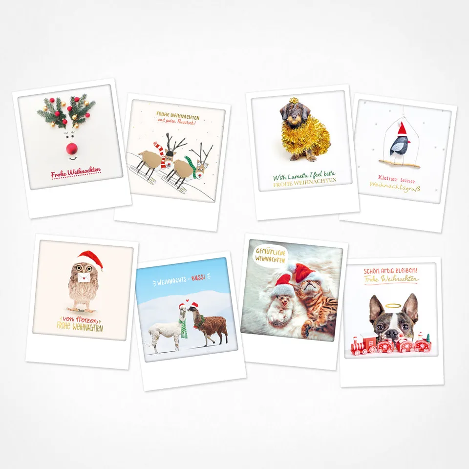 pickmotion-weihnachtsmagie-8er-postkarten-set-10-5-x-13-cm image 1