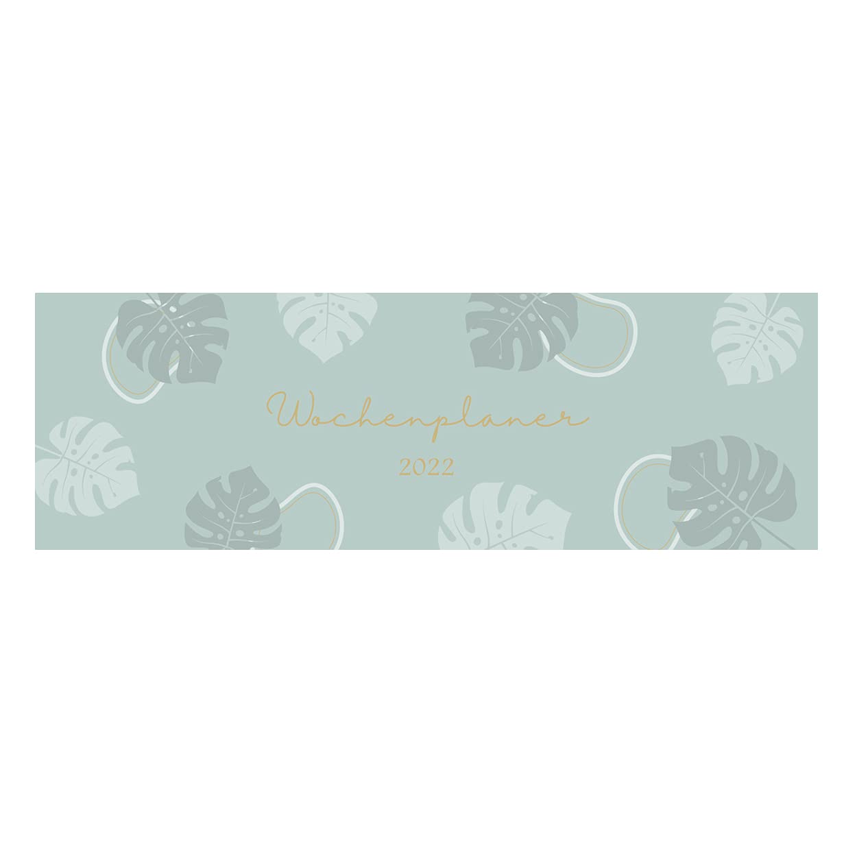 gr-tz-verlag-wochenplaner-tischkalender-quer-bl-tter-mit-goldfolie image 1