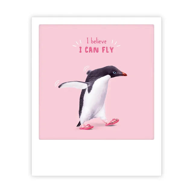 pickmotion-i-believe-i-can-fly-postkarte-sofortbild-stil image 1