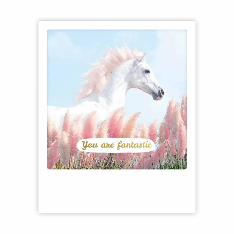 pickmotion-postkarte-you-are-fantastic-im-sofortbild-stil image 1
