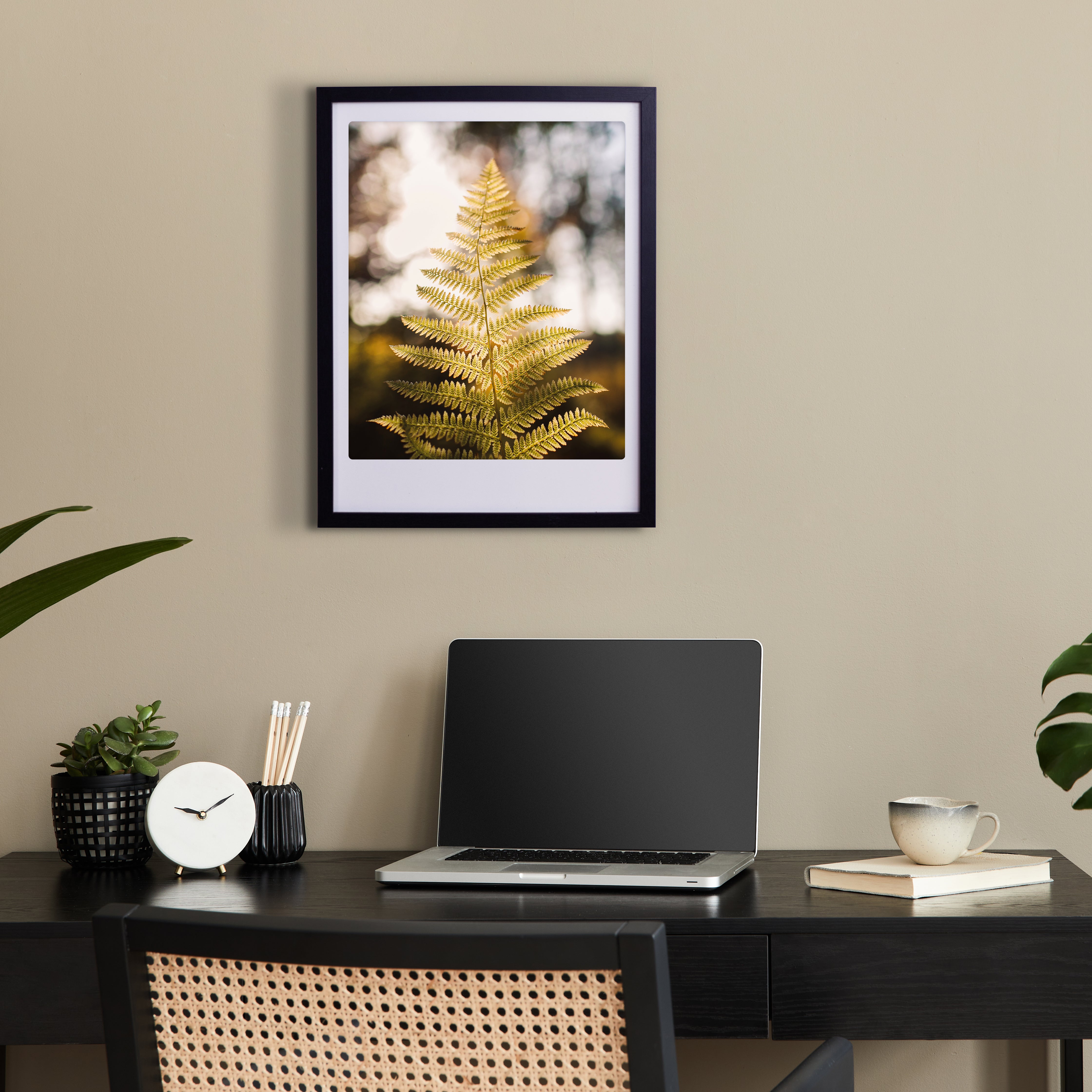 pickmotion-sunbeams-art-poster-mit-echtglas-rahmen image 2