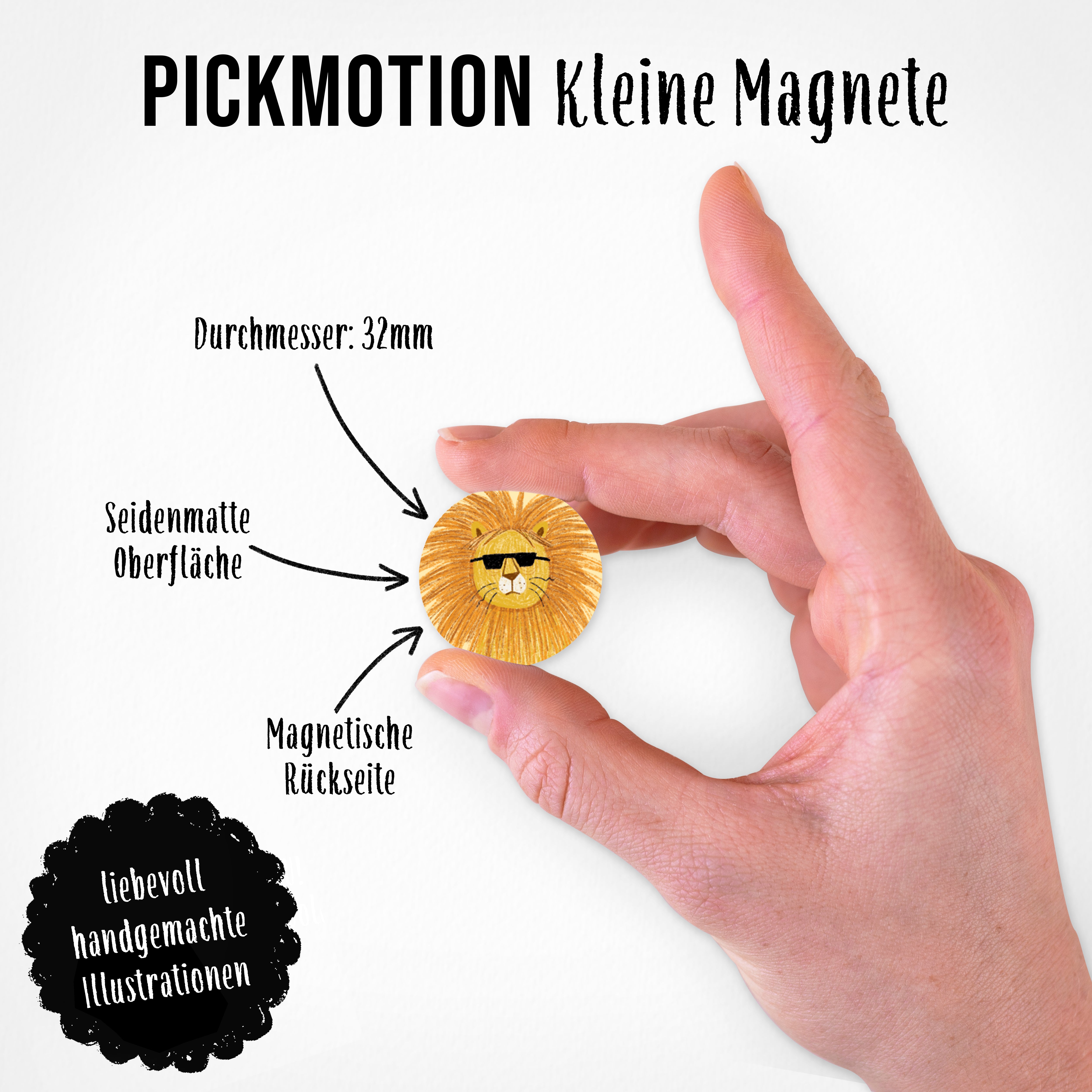 pickmotion-tierische-parade-magnet-set-5-magnete-s image 2