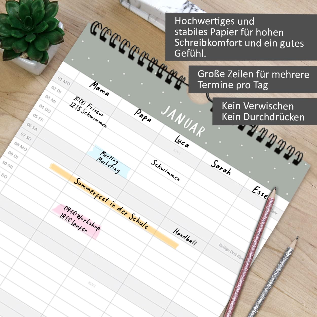 gr-tz-verlag-familienkalender-2024-blattgold-wandkalender-a4-19-x-32-cm-5-spalte image 4