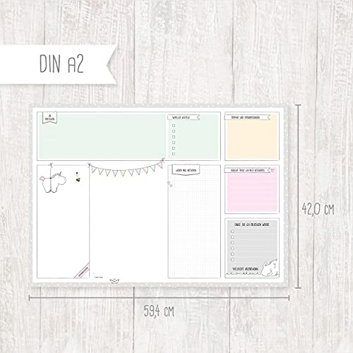 gr-tz-verlag-katz-und-tinte-schreibtischunterlage-din-a2-einhorn-mintgr-n image 8