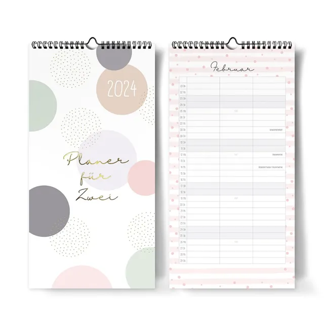 gr-tz-verlag-wandkalender-f-r-zwei-2024-partnerkalender-3-spalten-22x43-cm image 1