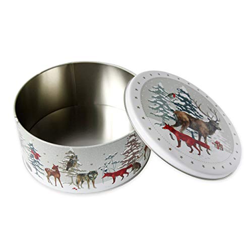 gr-tz-verlag-keksdose-retro-rund-rot-blech-weihnachtswald image 8
