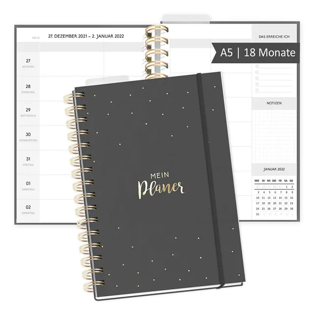 gr-tz-verlag-mein-planer-18-monate-2021-2022-terminplaner-a5-kalenderbuch image 1