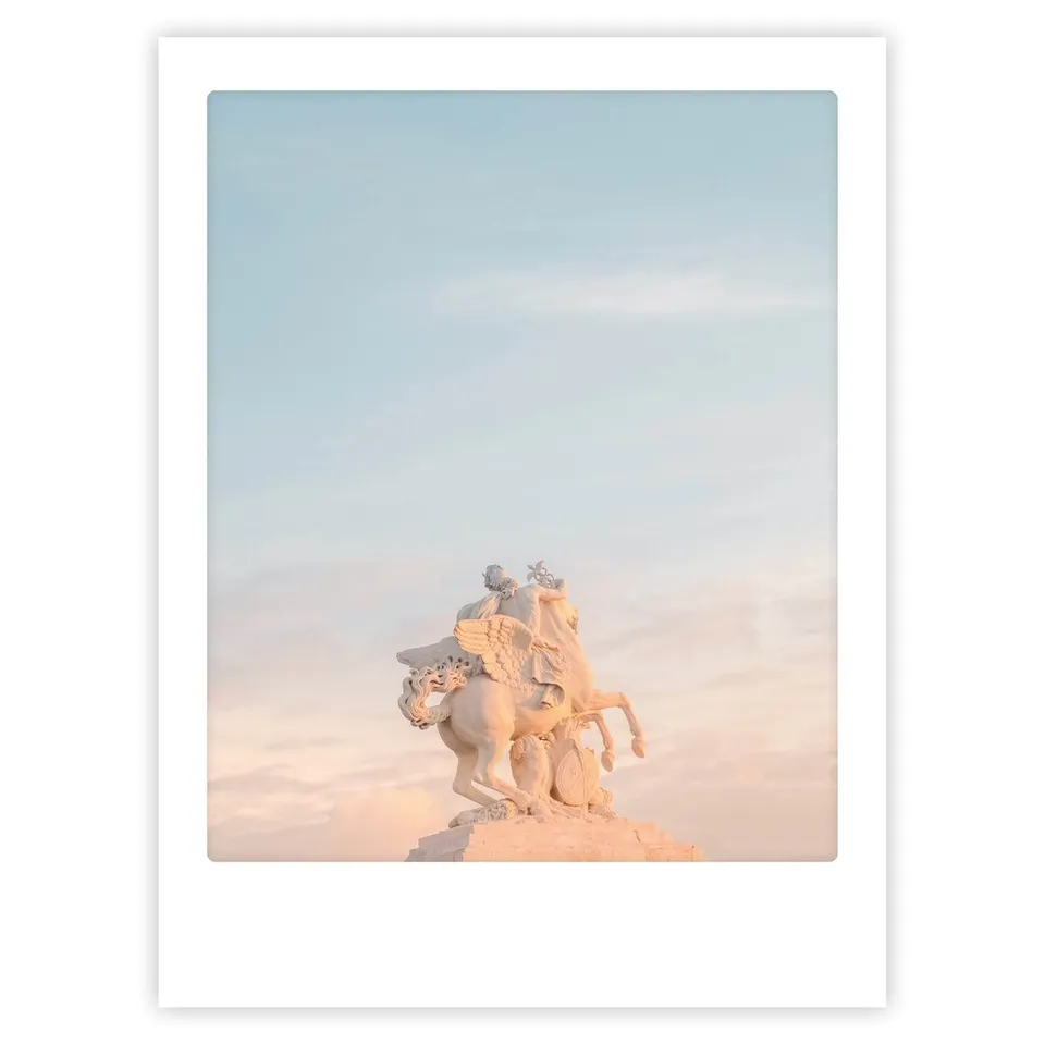 pickmotion-paris-statue-art-poster-mit-echtglas-rahmen image 1