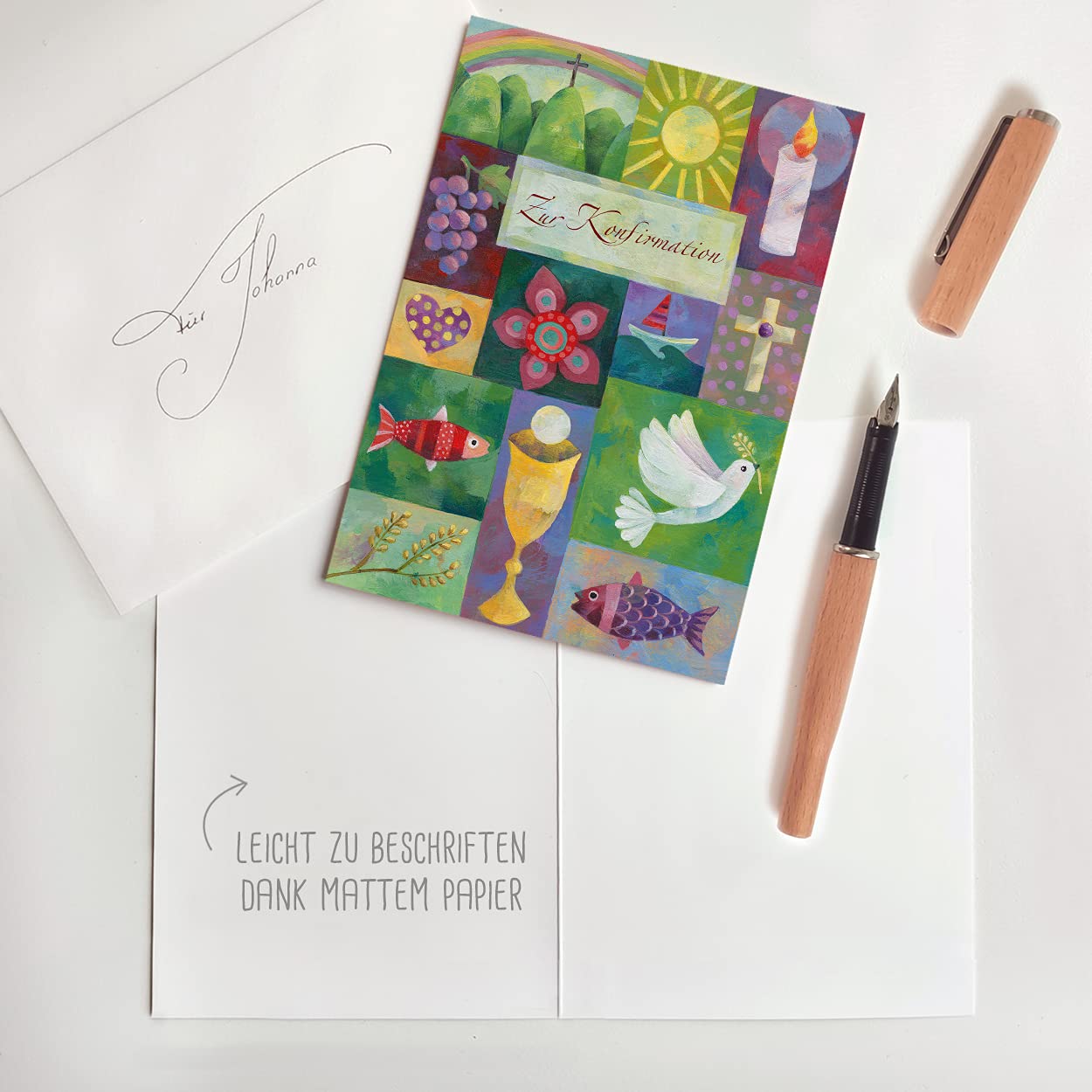 gr-tz-verlag-2er-set-gl-ckwunschkarten-konfirmation-aur-lie-blanz image 3