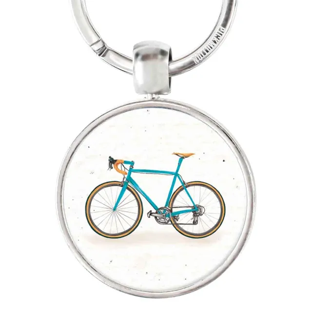 pickmotion-schl-sselanh-nger-blue-fixie-bike-beidseitig-bedruckt image 1