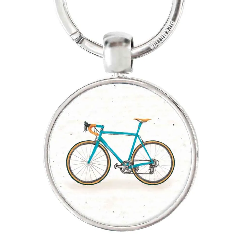 pickmotion-schl-sselanh-nger-blue-fixie-bike-beidseitig-bedruckt image 1