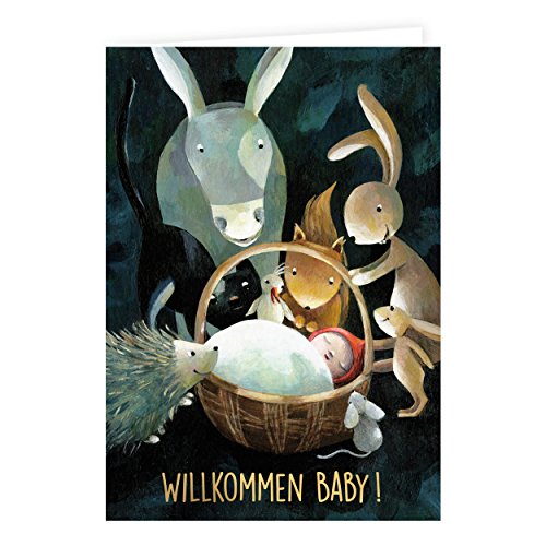 gr-tz-verlag-3er-set-gl-ckwunschkarten-geburt-willkommen-baby-aur-lie-blanz-mit- image 4