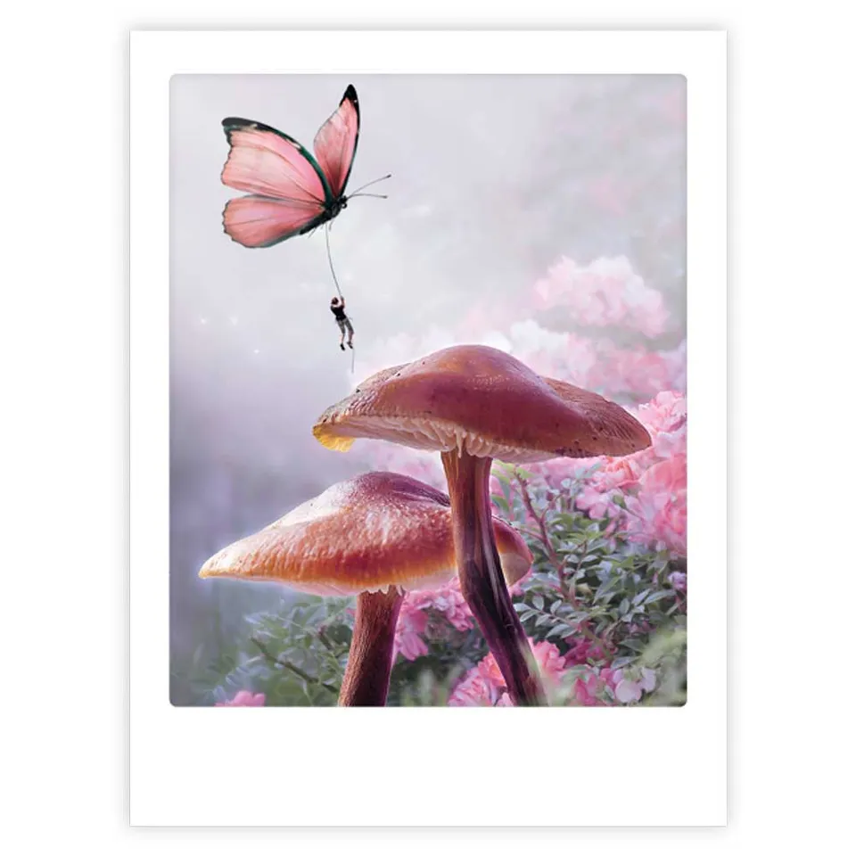 pickmotion-fairytale-forest-art-poster-mit-echtglas-rahmen image 1