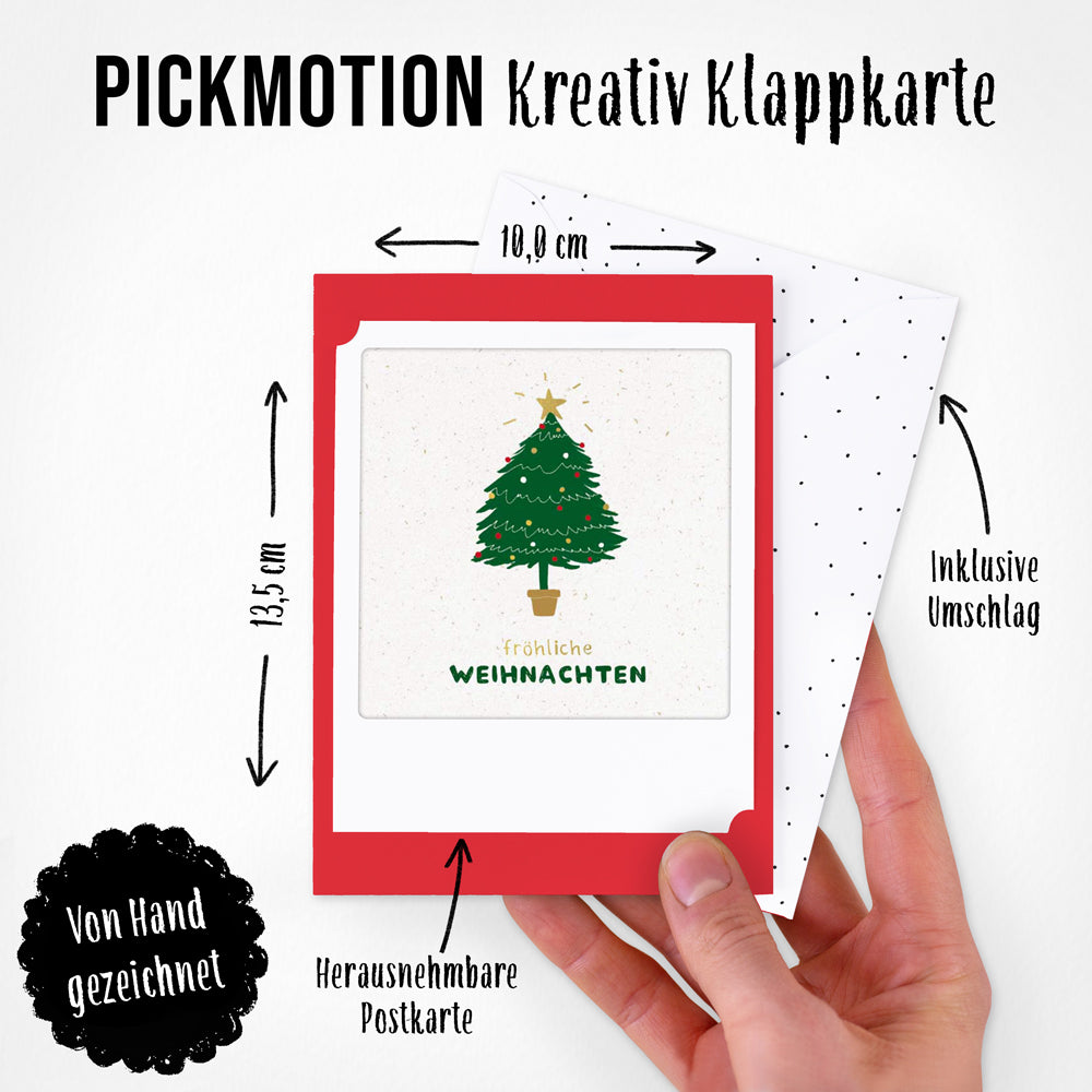 pickmotion-festliche-gr-e-2er-kleine-klappkarten-set-10x13-5-cm image 4