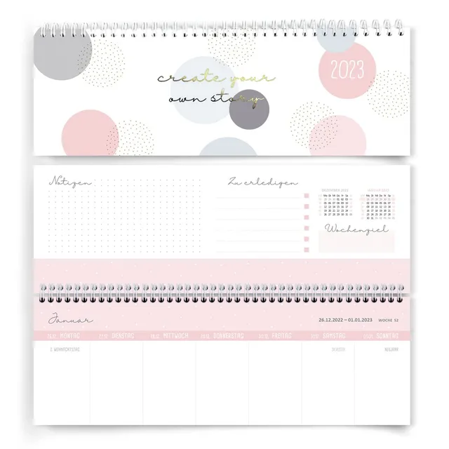 gr-tz-verlag-luxus-tischkalender-wochenkalender-quer-tischquerkalender-10-5x32-c image 1