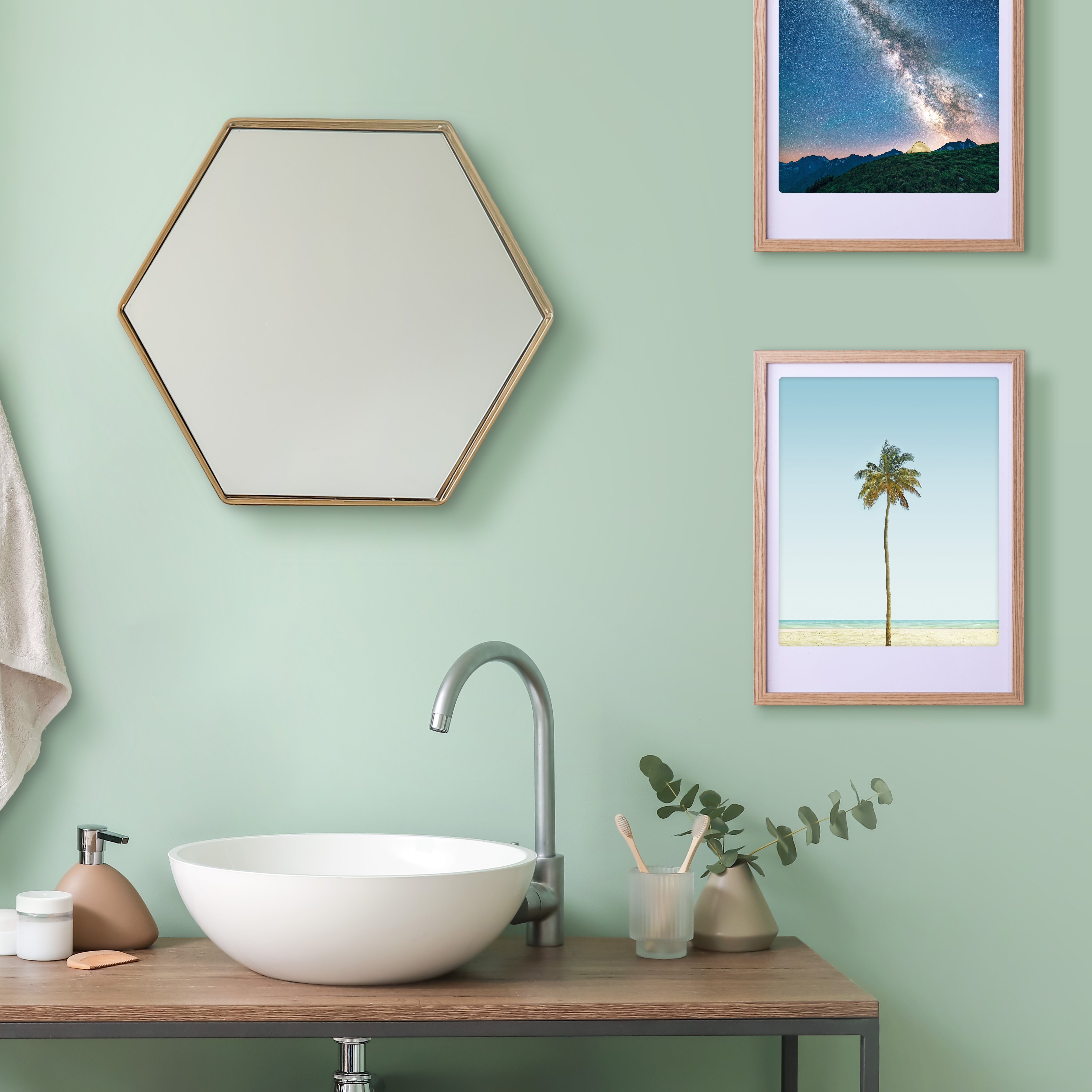 pickmotion-i-can-see-the-stars-art-poster-mit-echtglas-rahmen image 2