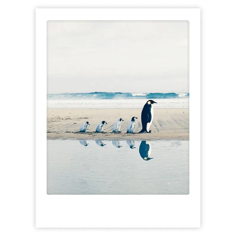 pickmotion-follow-me-art-poster-mit-echtglas-rahmen image 1