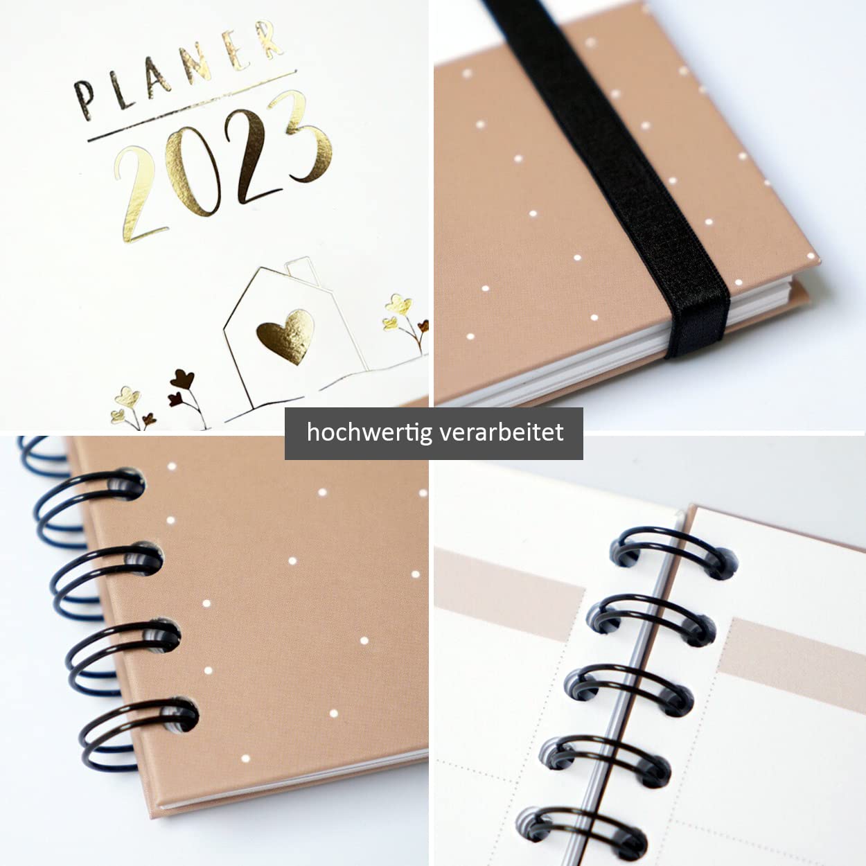 gr-tz-verlag-organizer-2023-a5-ringbuch-hardcover-pink-1-woche-2-seiten image 2
