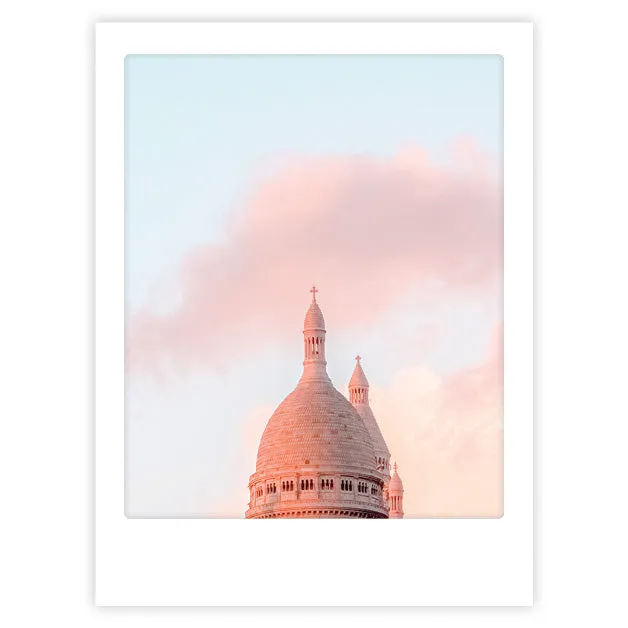 pickmotion-art-poster-pink-montmartre-mit-echtglas-rahmen image 1