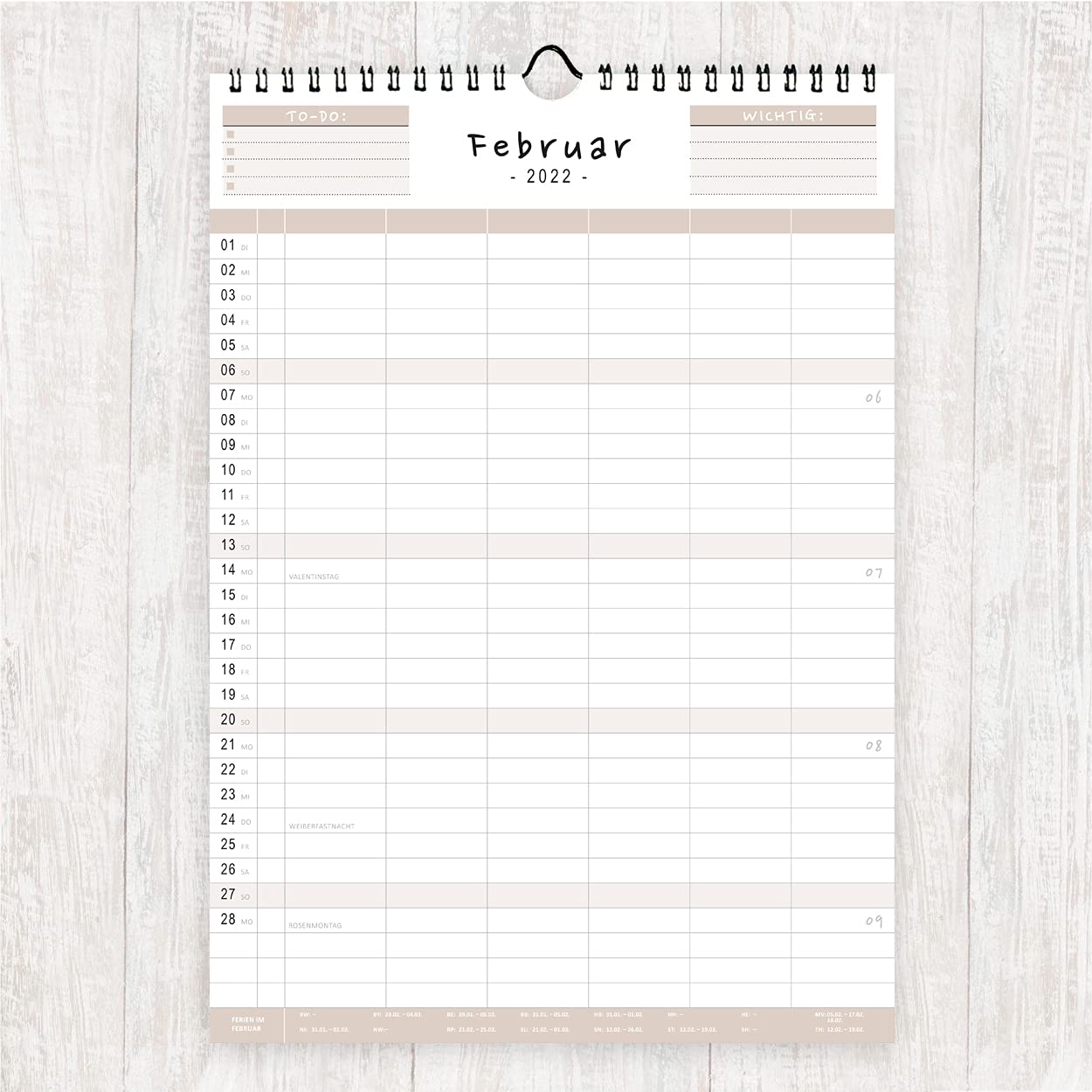 gr-tz-verlag-familienplaner-5-spalten-din-a3-xl-wandkalender-mit-stickern image 3