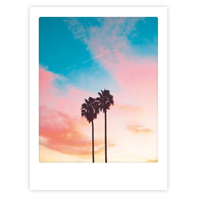 pickmotion-pink-paradise-art-poster-mit-echtglas-rahmen image 1