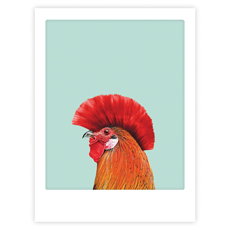 pickmotion-punk-chick-art-poster-mit-echtglas-rahmen image 1