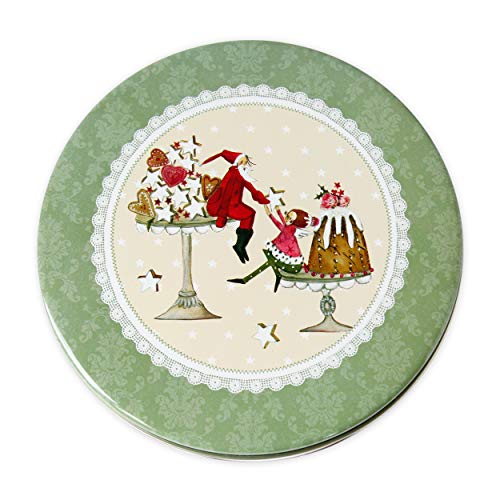 gr-tz-verlag-keksdose-retro-rund-rot-blech-weihnachtskonditorei image 5