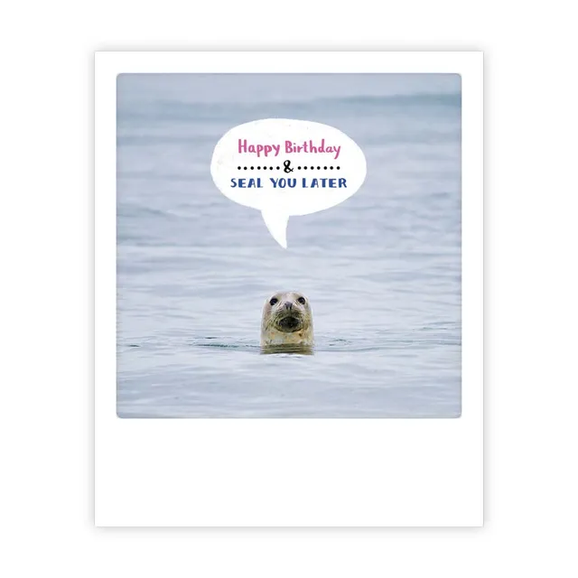 pickmotion-seal-you-later-postkarte-im-sofortbild-stil image 1