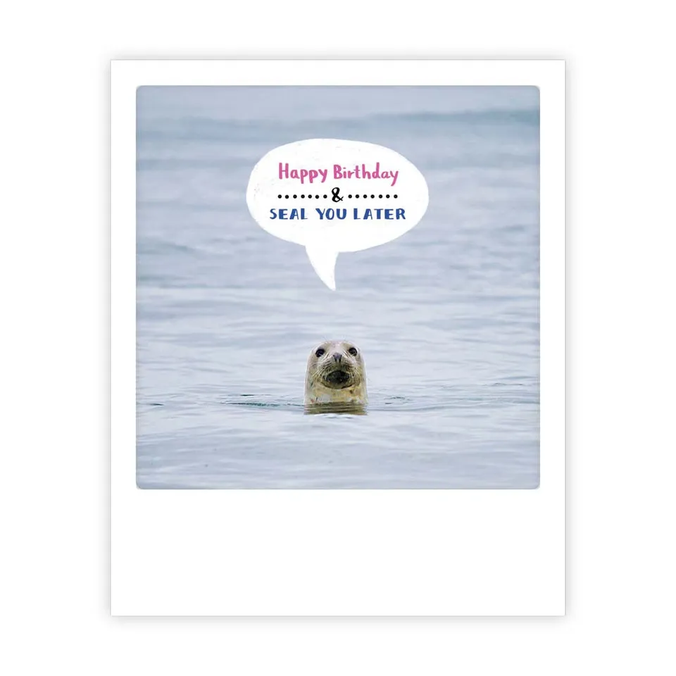 pickmotion-seal-you-later-postkarte-im-sofortbild-stil image 1