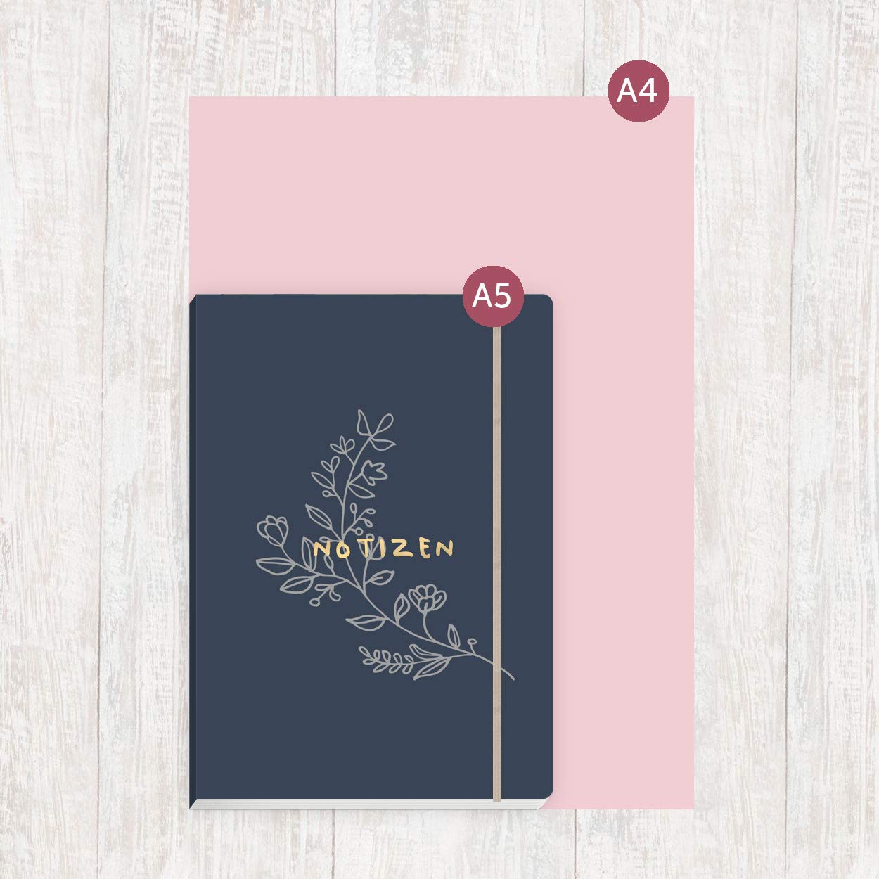 gr-tz-verlag-notizbuch-din-a5-dotted-matt-rosa-176-seiten-softcover-mit-gummiban image 5