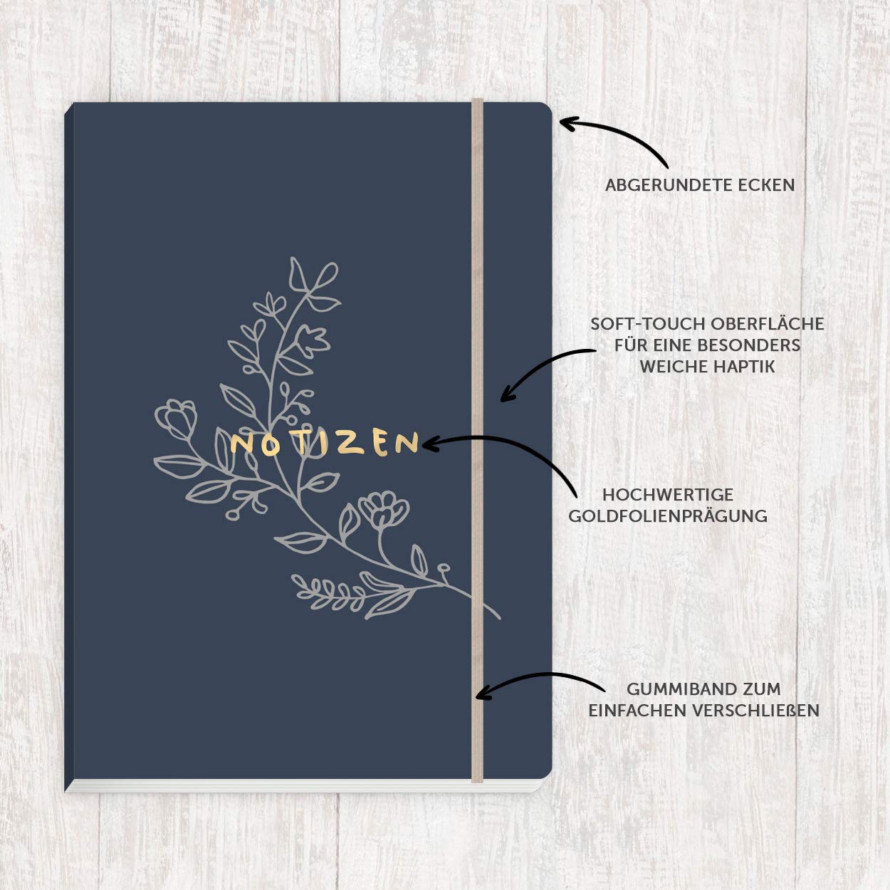 gr-tz-verlag-notizbuch-din-a5-dotted-matt-rosa-176-seiten-softcover-mit-gummiban image 4