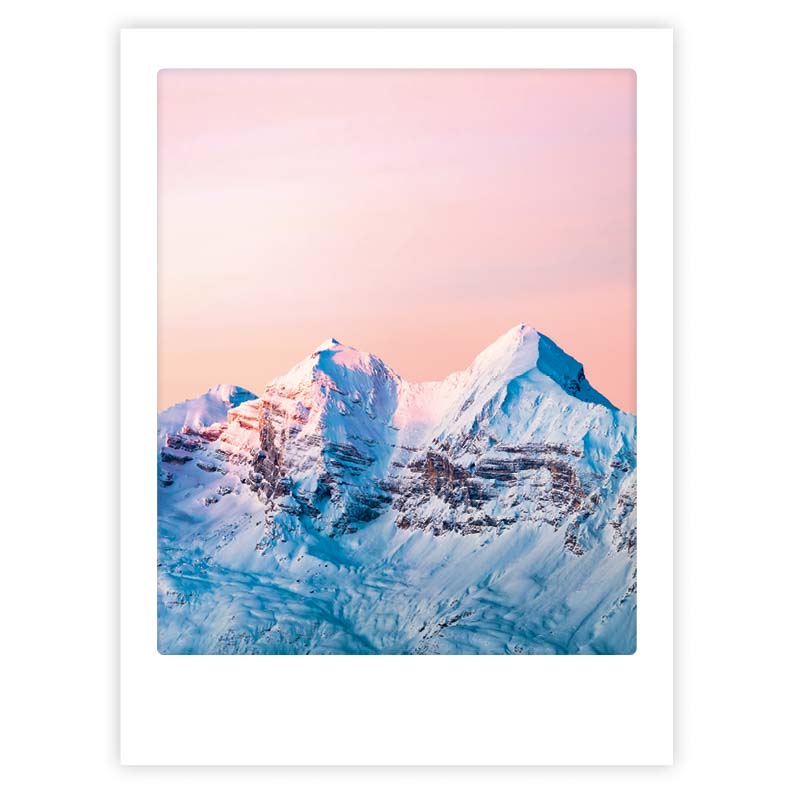 pickmotion-pink-sky-art-poster-mit-echtglas-rahmen image 1