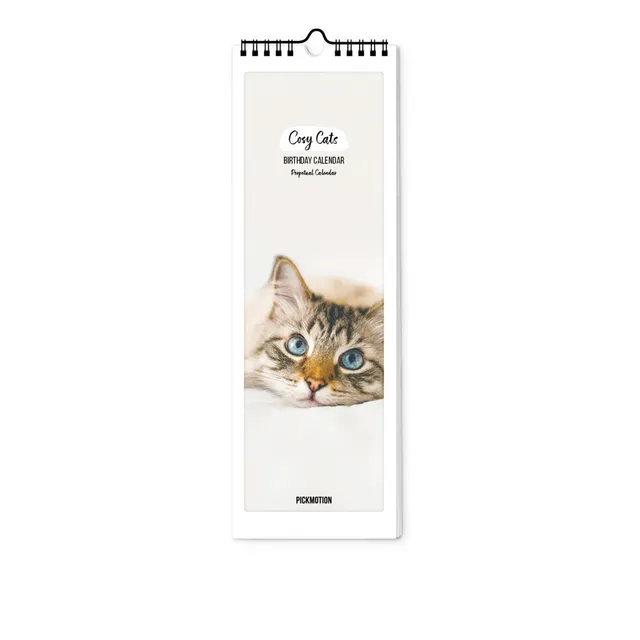 pickmotion-cozy-cats-geburtstagskalender-12x36-immerw-hrend image 1