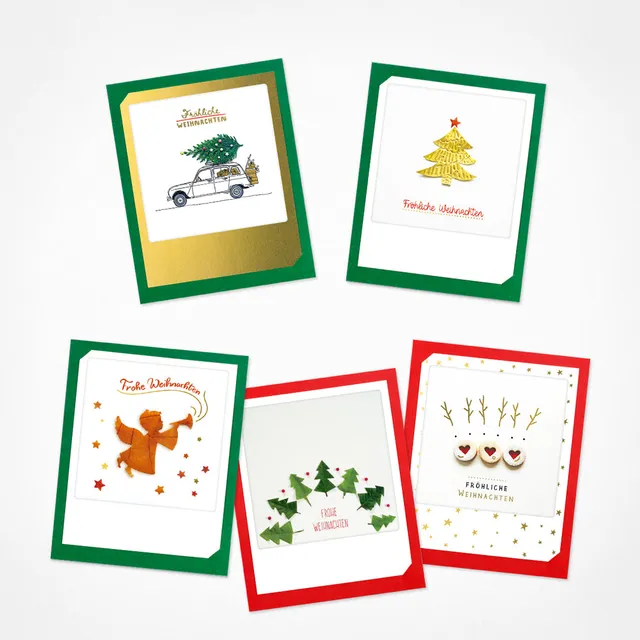 pickmotion-weihnachtszeit-5er-klappkarten-set-12-3x15-5-cm image 1