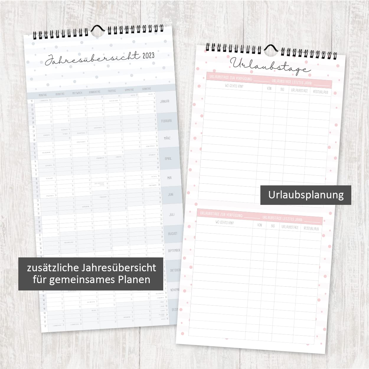 gr-tz-verlag-planer-f-r-zwei-2023-blattgold-wandkalender-3-spaltig image 5