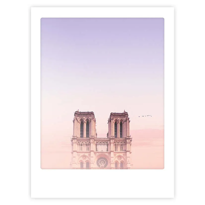 pickmotion-pastel-paris-art-poster-mit-echtglas-rahmen image 1